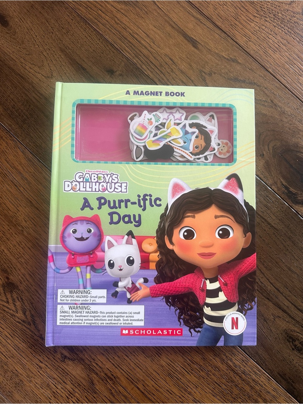 Gabby’s dollhouse magnet book